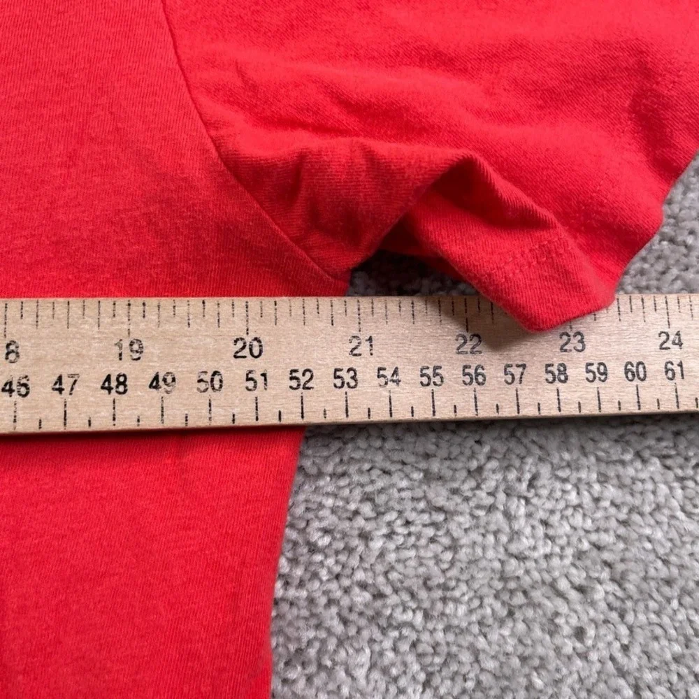 North Face Shirt Mens Medium Red Half Dome Logo Graphic‎ Tee Hiking Outdoors